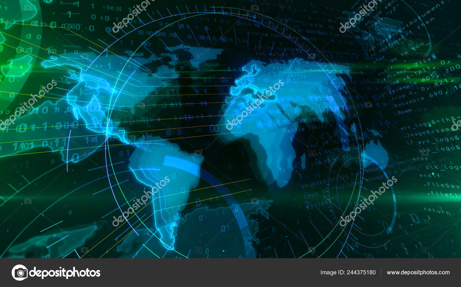 depositphotos_244375180-stock-photo-global-networking-concept-world-map Siber Toplumda Mahremiyetin Dönüşümü